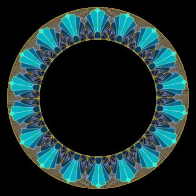 art deco tile 72px round preview