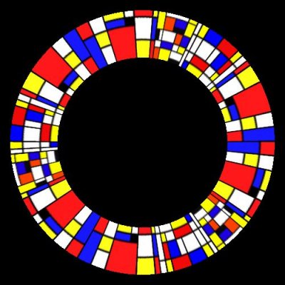 Mondrian composite 1 round preview