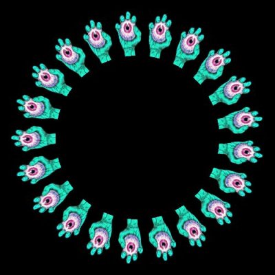 zombie  hand 1 of 2 round preview