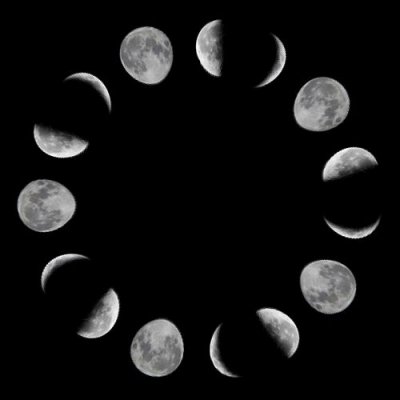 Moon all phases round preview