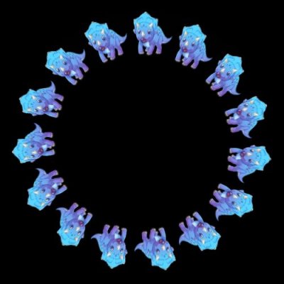 cute dinosaur round preview