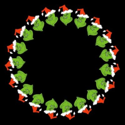 grinch santa round preview