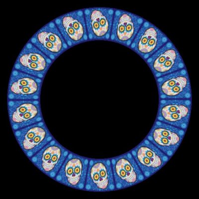 sugar skull 7 of 8 round preview