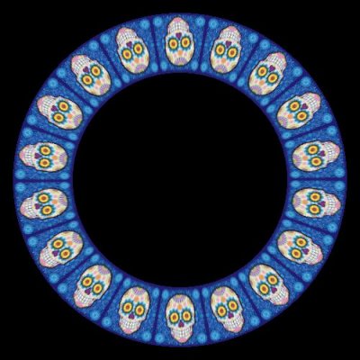 sugar skull 8 of 8 round preview