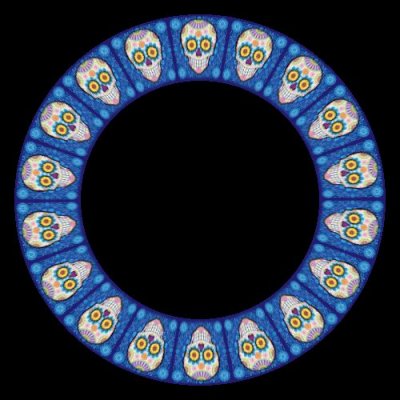 sugar skull 1 of 8 $ round preview