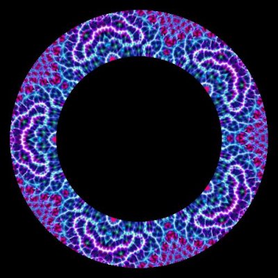 water fractal round preview