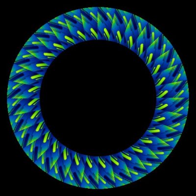 abstract d round preview