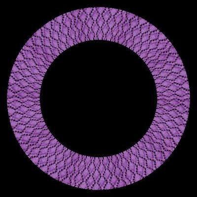 diamond knit pattern round preview