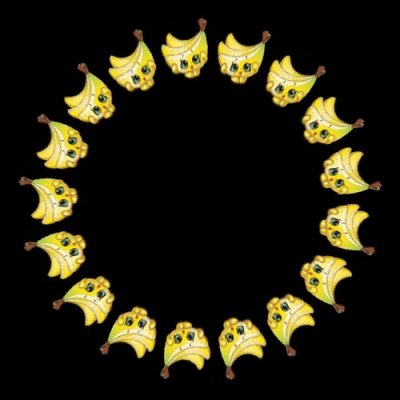 cute bannana round preview