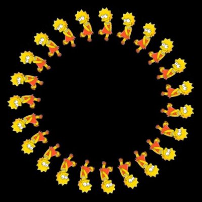 Lisa simpson cute round preview