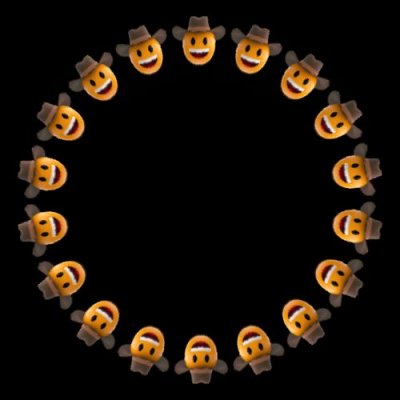 happy cowboy emoji round preview