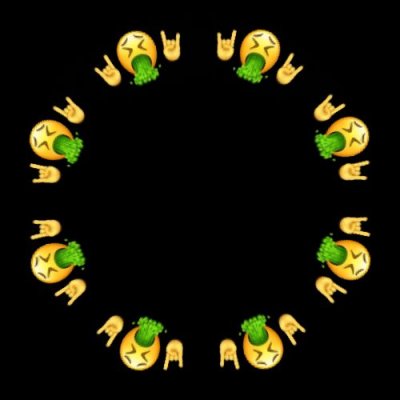 vomit dude emoji round preview