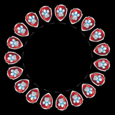 paw patrol paw shield round preview
