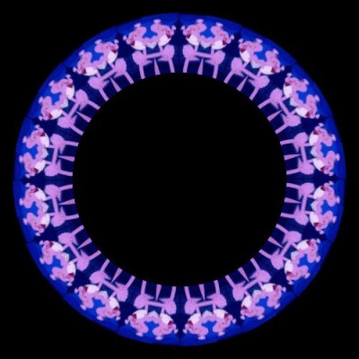 pink panther mirror image round preview