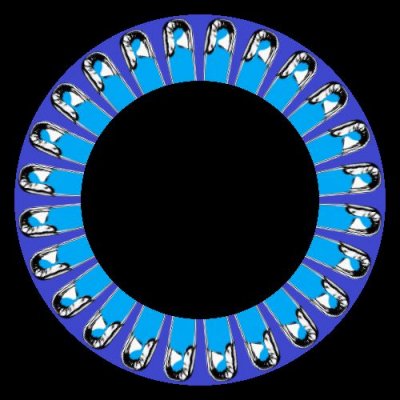 safety pin round preview