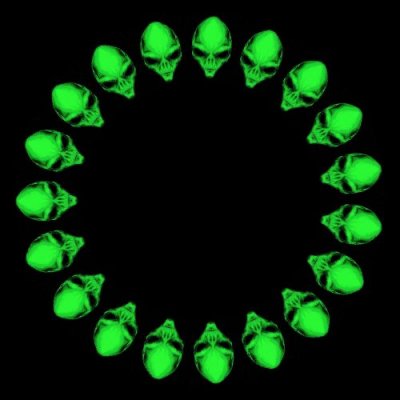 alien green round preview