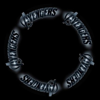 Avengers logo round preview