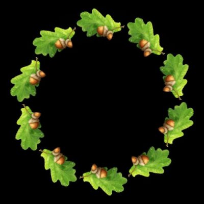 oak leaf round preview