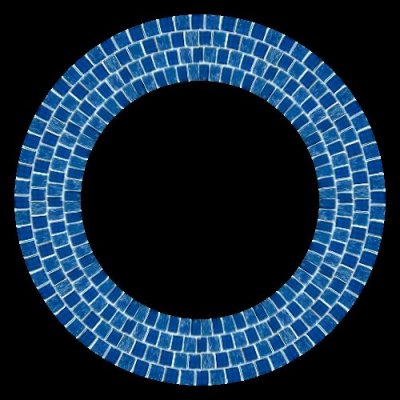 water blue tile pattern round preview