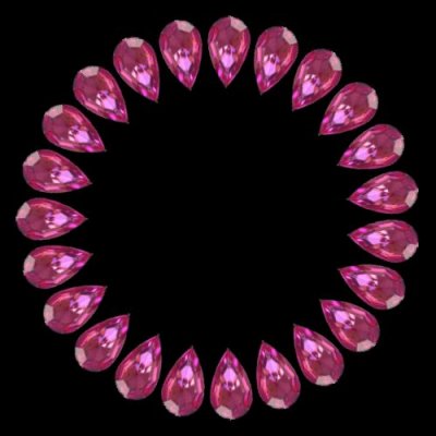 pink gemstone round preview