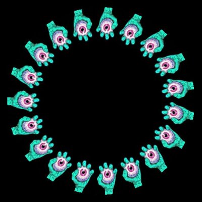 zombie hand 2 of 2 round preview