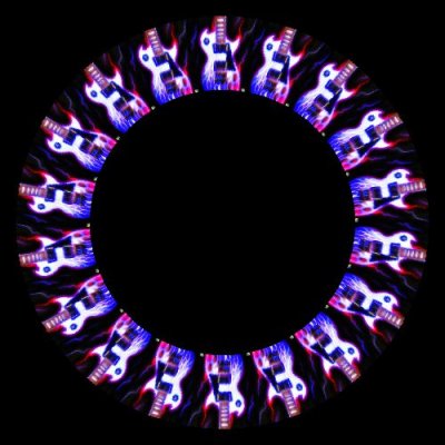 Neon guitar Namjira2023 round preview