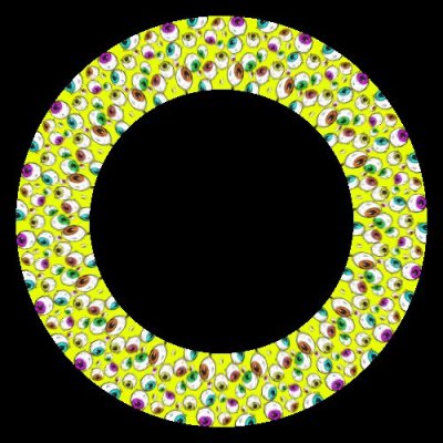 abstract eye round preview