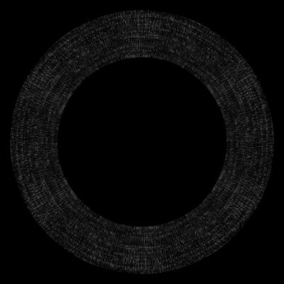 Black burlap fabric texture. round preview