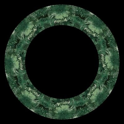 Deep forest with light rays intricate details round preview