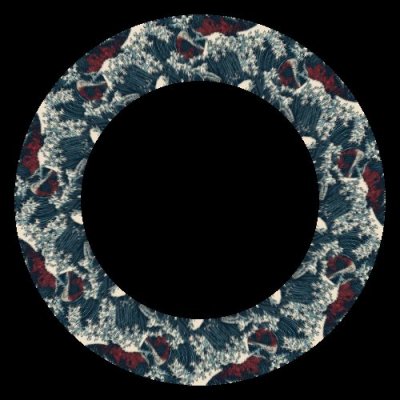 Detailed high contrast Japanese art painting of a huge wave round preview