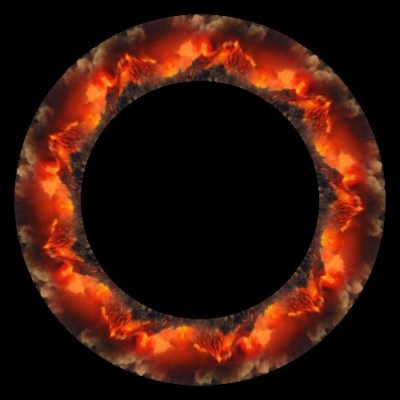 realistic photo of volcano shooting lava 136px round preview