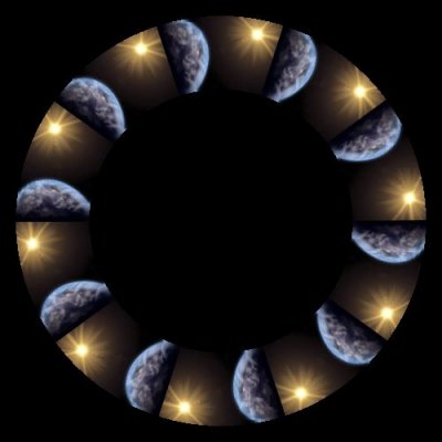 Moonlight earth round preview