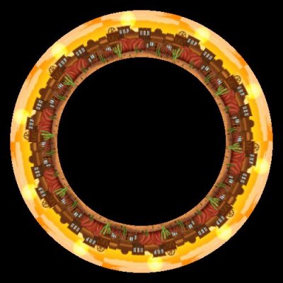 cartoon wild west round preview