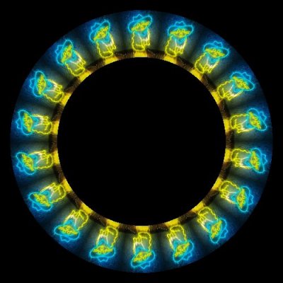 neon cowboy cat round preview