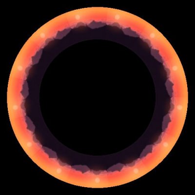 Mountain sunset 2 round preview