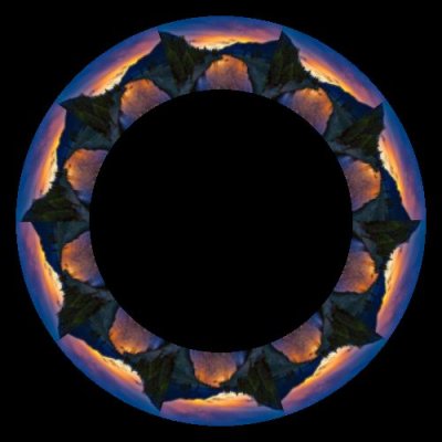 Mountain sunset 5 round preview