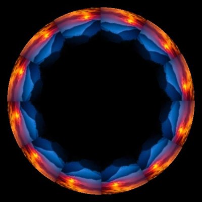 Mountain sunset 7 round preview