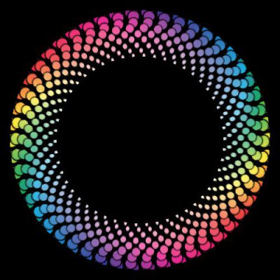 Arced Spectrum Spheres round preview