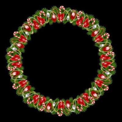 xmas pattern round preview