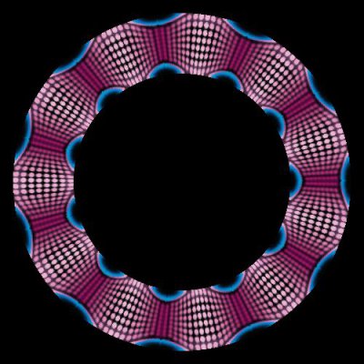 Wave Of Pink Dots round preview