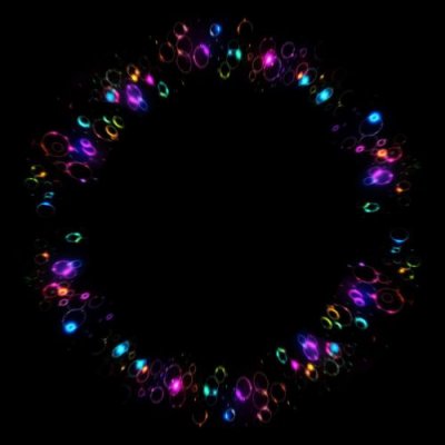 Neon Bubbles v02 round preview