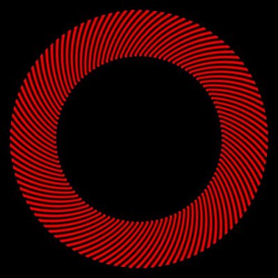 Red + black round preview