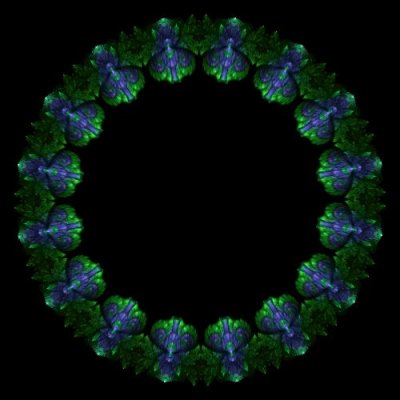 mandala fractal round preview