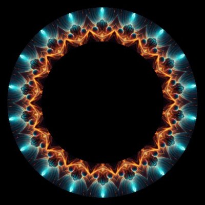 cyan orange lights 1 round preview