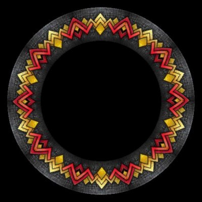 red gold shape round preview