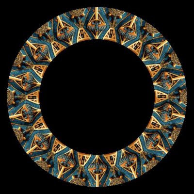 motif egypte 3 round preview