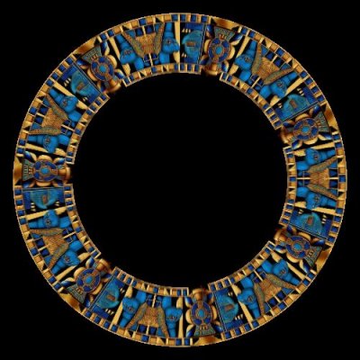 motif egypte 1 round preview