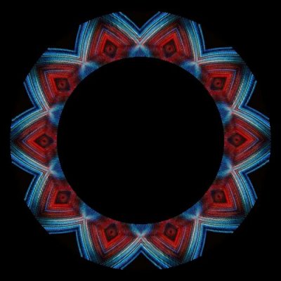 geometric red blue3 round preview