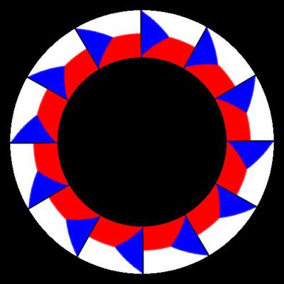 Czech flag round preview