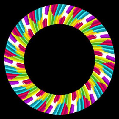 fancy playful stripes round preview